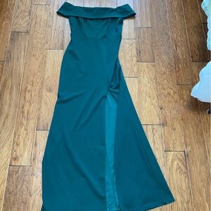 Wilfred Strapless Teal Dress